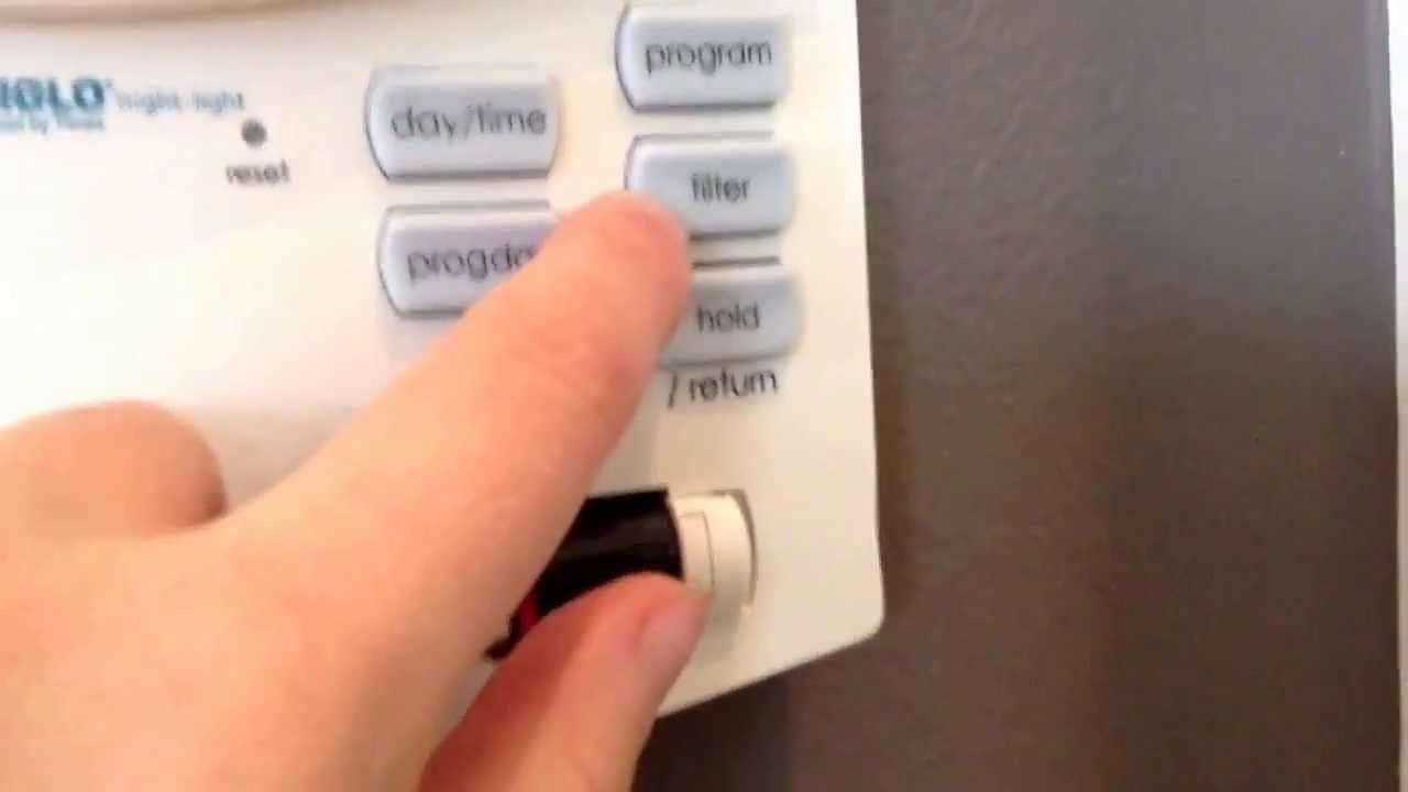 how to install a hunter thermostat model 44157